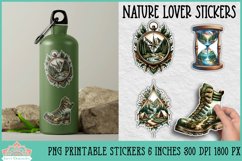 Nature Lover Printable Stickers | Hiking &amp; Camping Stickers Product Image 2