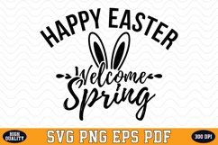 Happy Easter SVG Design | SVG Cut files Product Image 1