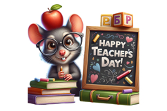 Cute Rat Clipart - PNG File Product Image 2