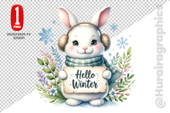 Hellow Winter Clipart - PNG File Product Image 2