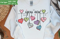 Self Love Valentine PNG Heart Christian | Valentine Quote Product Image 2