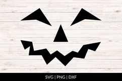 Happy Jack O Lantern Face SVG Product Image 1