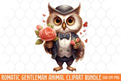 Romatic Gentleman Animal clipart Product Image 1