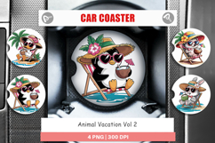 Car Coaster Vacation Animal Product Image 1