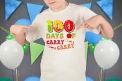 100 days of carry carry SVG Design, 100 day of school S Product Image 1