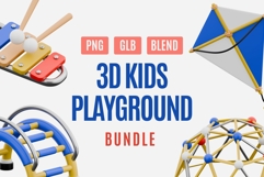 3D Playground and Toy Illustration Set Product Image 1