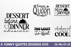 Funny Quotes Designs SVG Product Image 1