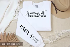 A promise kept SVG - Father's Day Sleeve T shirt Design Product Image 1