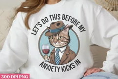 Let's do this before my PNG, Funny Animal Sublimation PNG Product Image 1