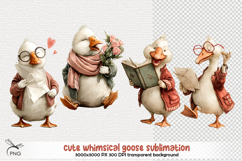 cute whimsical goose sublimation Product Image 1