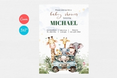 Baby Shower Invitation Template 176 Product Image 1