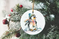 Watercolor Penguins cliparts. 4 PNG sublimation Product Image 3
