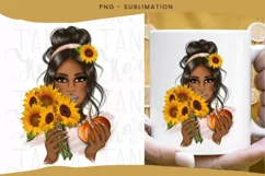 African American, Sunflowers Girl Product Image 3
