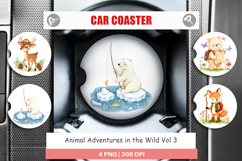 Car Coaster Wild Animal Adventures Product Image 1