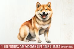 Valentine Pet Dogs Clipart, Valentine Pets Clipart Product Image 1