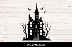 Gothic House SVG, Haunted House SVG Product Image 1