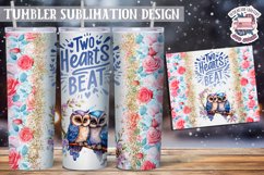 Sublimation Tumbler WRAP Love Design St Valentine&#039;s Day Product Image 1