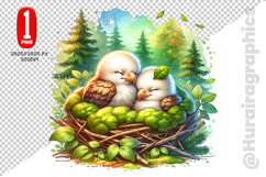 Cute Eagle Clipart - PNG File Product Image 2