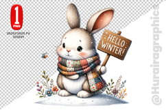 Hellow Winter Clipart - PNG File Product Image 2