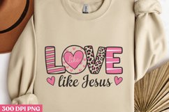 LOVE like Jesus PNG, God Is Love Clipart PNG Product Image 2