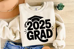 2025 Grad svg | Graduation Svg | Shirt Svg Product Image 2