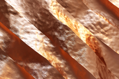 A luxurious rose gold fabric folds and textutes Product Image 1
