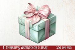 Pastel Christmas Shublimation Clipart, Pastel Christmas Clip Product Image 1
