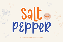 Salt Pepper - Playful Handwritten Font Product Image 1