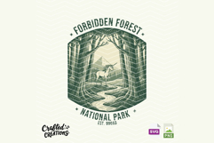 Forbidden Forest National Park SVG, HP Inspired Shirt Design Product Image 1