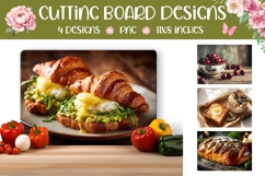 Croissant Cutting Board Designs, Bread Cutting Board Product Image 1