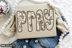 Pray PNG | Camouflage PNG | Christian Crochet PNG Product Image 1