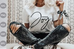 Choose Joy SVG Design - Christian Quote For Tshirt SVG Cut Product Image 1