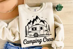 Camping Crew svg Design | Svg Cut Files | Shirt Svg Product Image 2