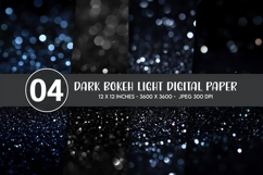Dark Bokeh Light Digital Paper Product Image 1