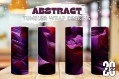 Liquid Waves Tumbler Template, Purple Tumbler Sublimation Product Image 1