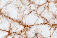A white marble surface with intricate brown veins Product Image 1
