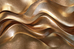 A luxurious golden fabric with smooth waves Product Image 1