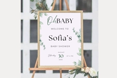 Baby Shower Welcome Template 41 Product Image 1