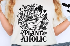 Plantaholic Svg, Plant Lover Svg, Funny Gardener Svg. Product Image 2