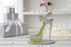 High heel shoe. File for laser cutting Product Image 6