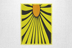 Radiant Abstract Sunburst Embroidery Design Product Image 1