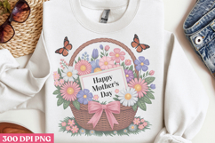Happy Mothers Day Floral PNG Product Image 2