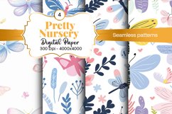 Nursery Seamless patterns and Seamless backgrounds Product Image 1