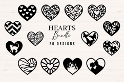 Heart SVG Bundle - svg, png, dxf Product Image 1