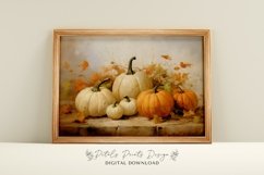 Fall Wall Decor Printable Pumpkin Still Life Painting Product Image 1