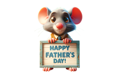 Cute Rat Clipart - PNG File Product Image 2