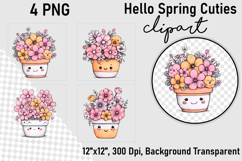 Hello spring cuties clipart Product Image 1