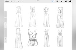 100 Procreate Overalls Stamp Brushes Product Image 2