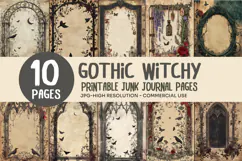 Witchy Botanical Junk Journal Pages Product Image 1