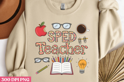 SPED TEACHER PNG, Teacher Sublimation Bundle P Product Image 2